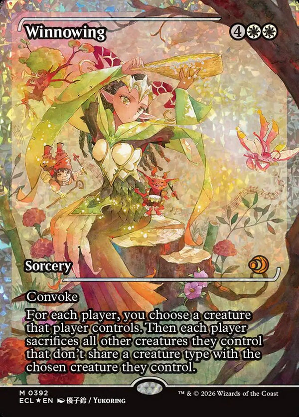 Winnowing (Showcase) (Fracture Foil) - Magic: The Gathering