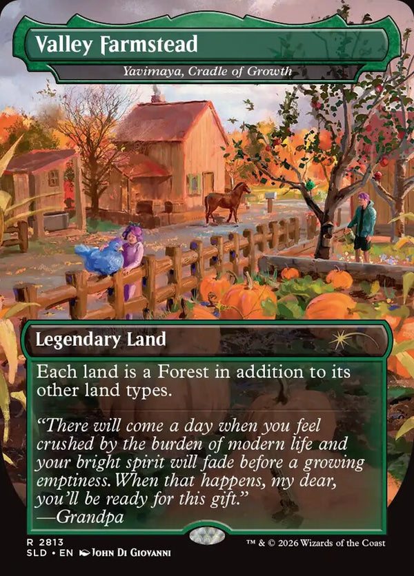 Valley Farmstead - Yavimaya, Cradle of Growth - Magic: The Gathering