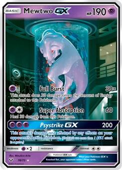 Mewtwo GX (Secret Shining) - Pokémon