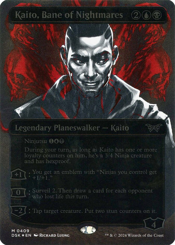 Kaito, Bane of Nightmares (Showcase) (Textured Foil) - Magic: The Gathering