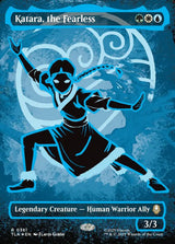Katara, the Fearless (Borderless) (Neon Ink Foil) - Magic: The Gathering