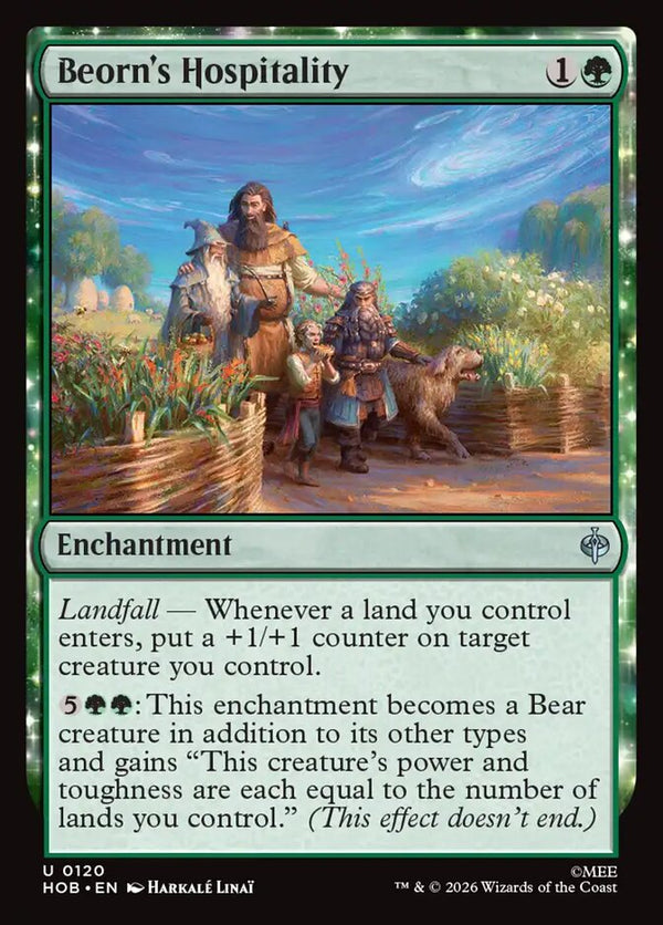 Beorn's Hospitality (HOB 120) - Magic: The Gathering