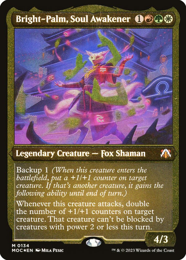 Bright-Palm, Soul Awakener (Display Commander) - Thick Stock - Magic: The Gathering