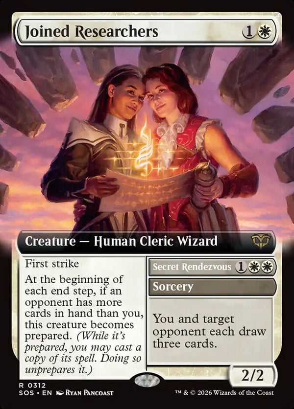 Joined Researchers (Extended Art) (SOS 312) - Magic: The Gathering