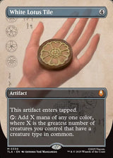 White Lotus Tile (Borderless) - Magic: The Gathering