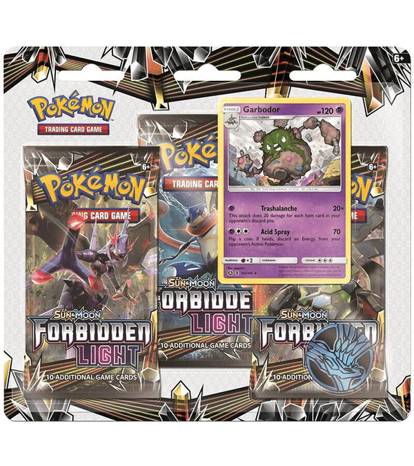 Forbidden Light 3 Pack Blister [Garbodor] - Pokémon