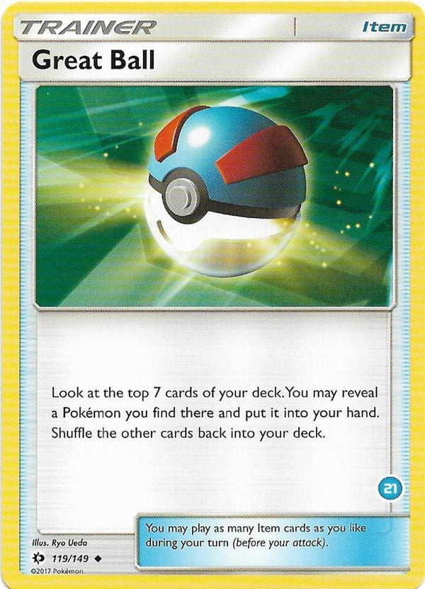 Great Ball (#21, Alolan Ninetales Half-Deck) - Pokémon