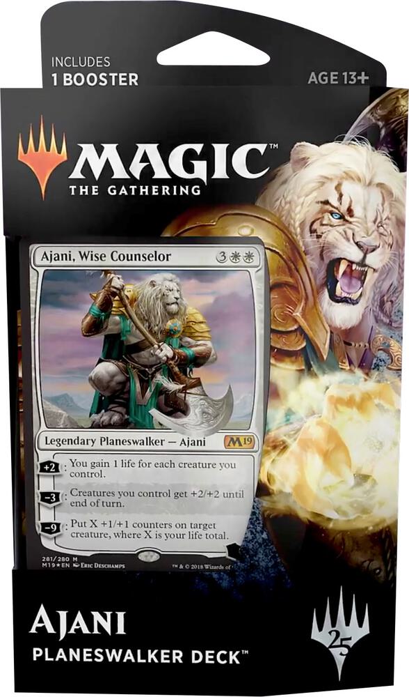 Core Set 2019 - Planeswalker Deck [Ajani] - Magic: The Gathering