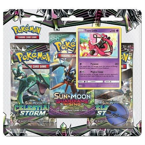 Celestial Storm 3 Pack Booster Blister [Tapu Lele] - Pokémon