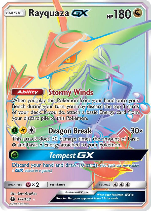 Rayquaza GX (Secret) - Pokémon