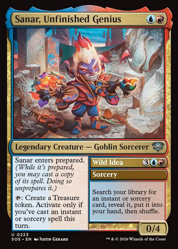 Sanar, Unfinished Genius - Magic: The Gathering