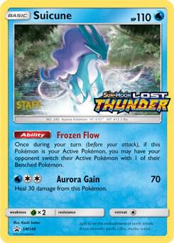 Suicune - SM149 (Prerelease) [Staff] - Pokémon