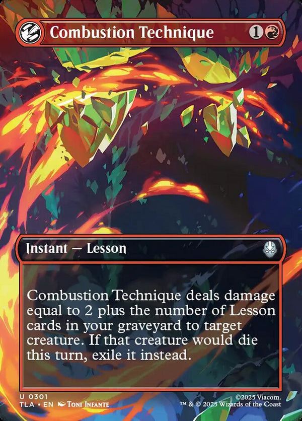 Combustion Technique (Borderless) - Magic: The Gathering