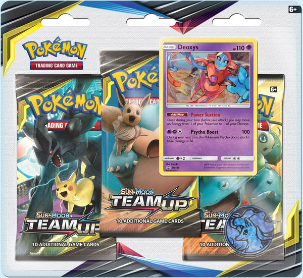 Team Up 3 Pack Blister [Deoxys] - Pokémon