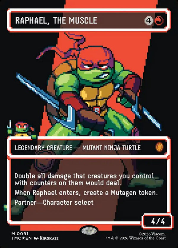 Raphael, the Muscle (0091) (Borderless) (Surge Foil) - Magic: The Gathering