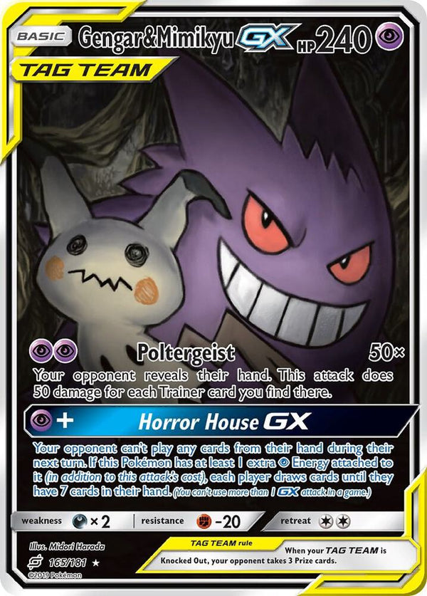 Gengar & Mimikyu GX (Alternate Full Art) - Pokémon