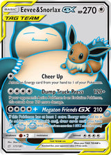 Eevee & Snorlax GX (Full Art) - Pokémon