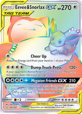 Eevee & Snorlax GX (Secret) - Pokémon