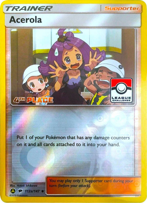 Acerola - 112a/147 (League Challenge) [4th Place] - Pokémon