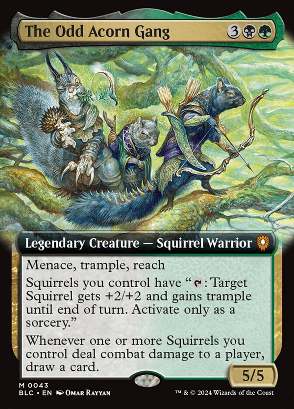 The Odd Acorn Gang (Extended Art) - Magic: The Gathering