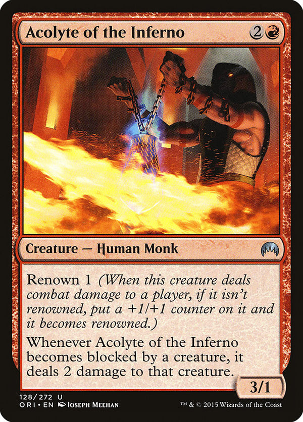 Acolyte of the Inferno - Magic: The Gathering