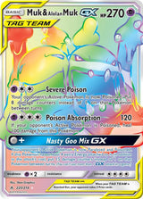 Muk & Alolan Muk GX (Secret) - Pokémon
