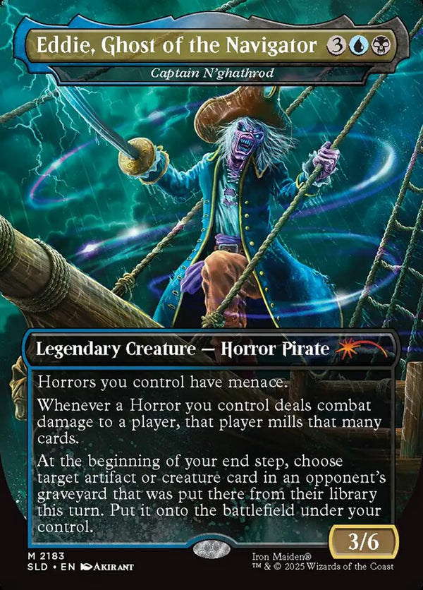 Eddie, Ghost of the Navigator - Captain N'ghathrod - Magic: The Gathering