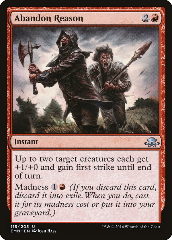 Abandon Reason - Magic: The Gathering