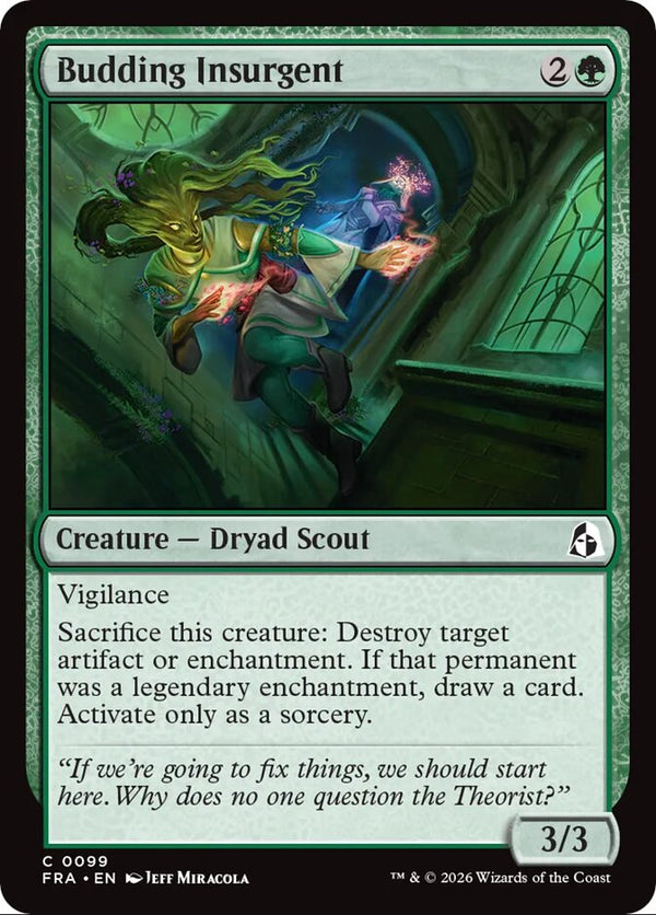 Budding Insurgent (FRA 99) - Magic: The Gathering