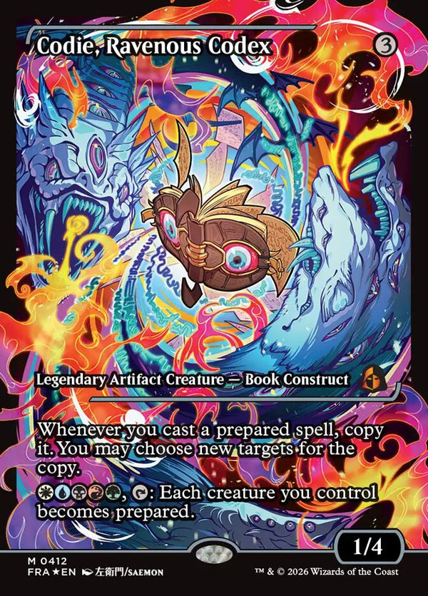 Codie, Ravenous Codex (Showcase) (FRA 412) - Magic: The Gathering