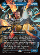 Seasoned Cryomancer (Borderless) (0324) (FRA 324) - Magic: The Gathering