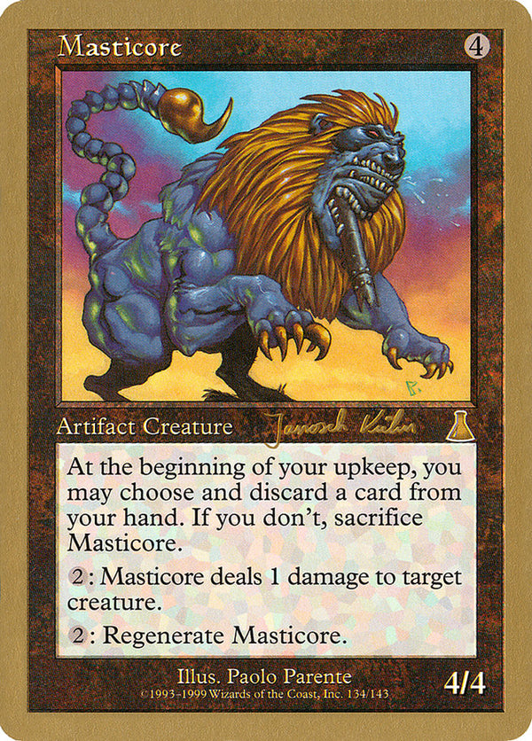 Masticore - 2000 Janosch Kuhn (UDS) - Magic: The Gathering