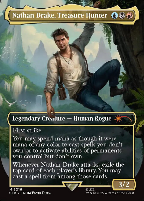 Nathan Drake, Treasure Hunter - Magic: The Gathering