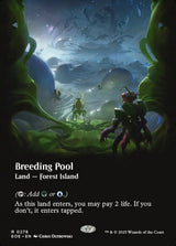 Breeding Pool (Borderless) - Magic: The Gathering