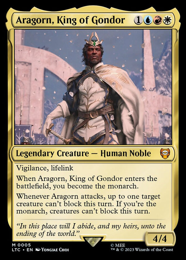 Aragorn, King of Gondor - Magic: The Gathering