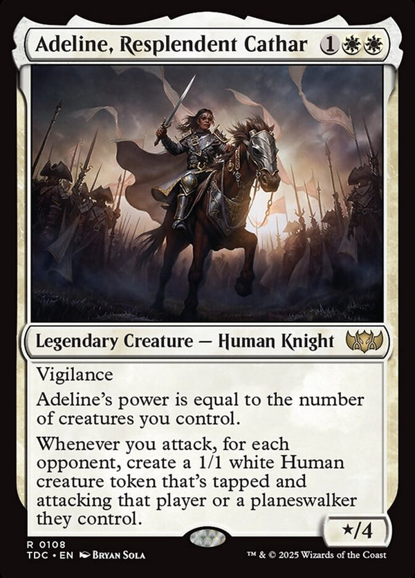 Adeline, Resplendent Cathar - Magic: The Gathering