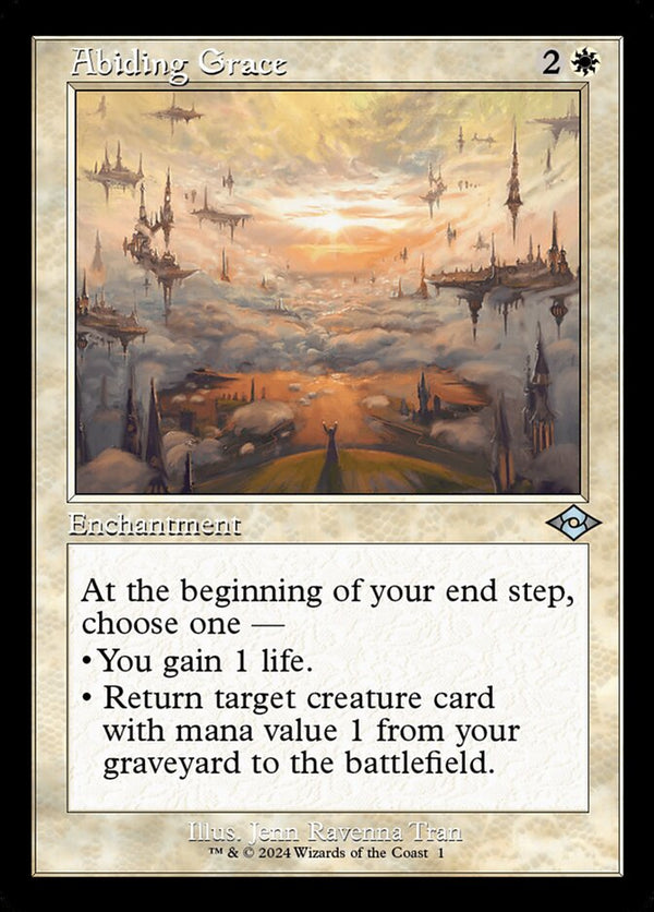 Abiding Grace (Retro Frame) - Magic: The Gathering