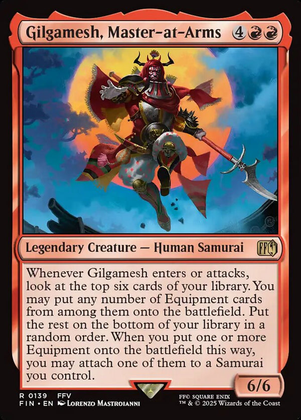 Gilgamesh, Master-at-Arms (FIN 139) - Magic: The Gathering