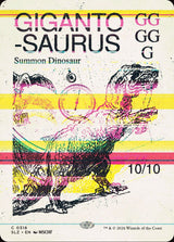 Gigantosaurus (0318) - Magic: The Gathering