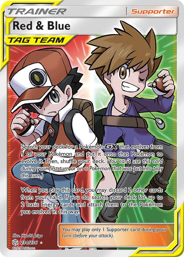 Red & Blue (Full Art) - Pokémon
