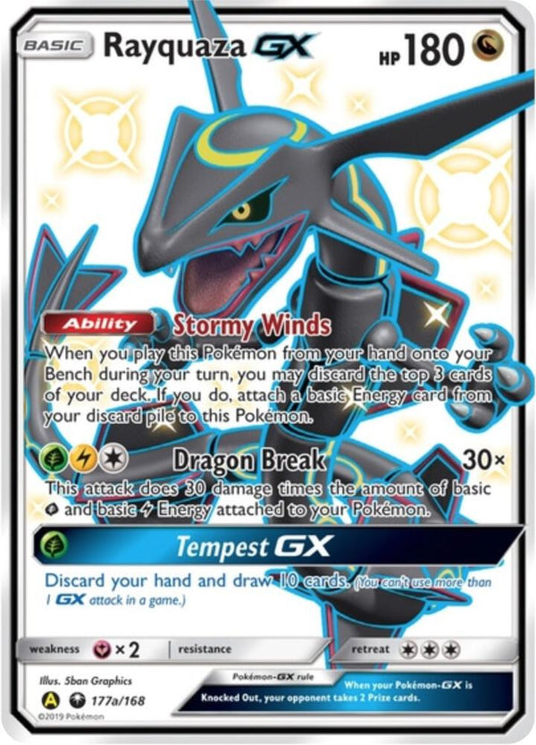 Rayquaza GX - 177a/168 - Pokémon