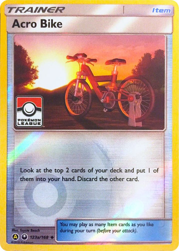 Acro Bike - 123a/168 (Pokemon League) - Pokémon
