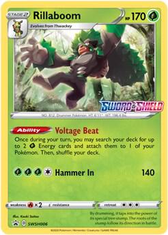 Rillaboom - SWSH006 (Prerelease) - Pokémon