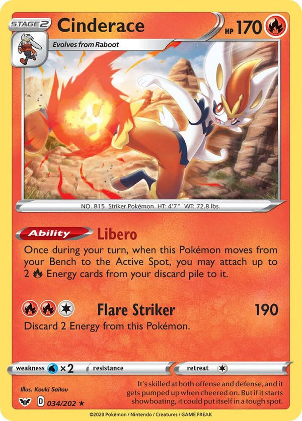 Cinderace (034) - Pokémon