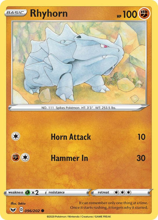 Rhyhorn (096) - Pokémon