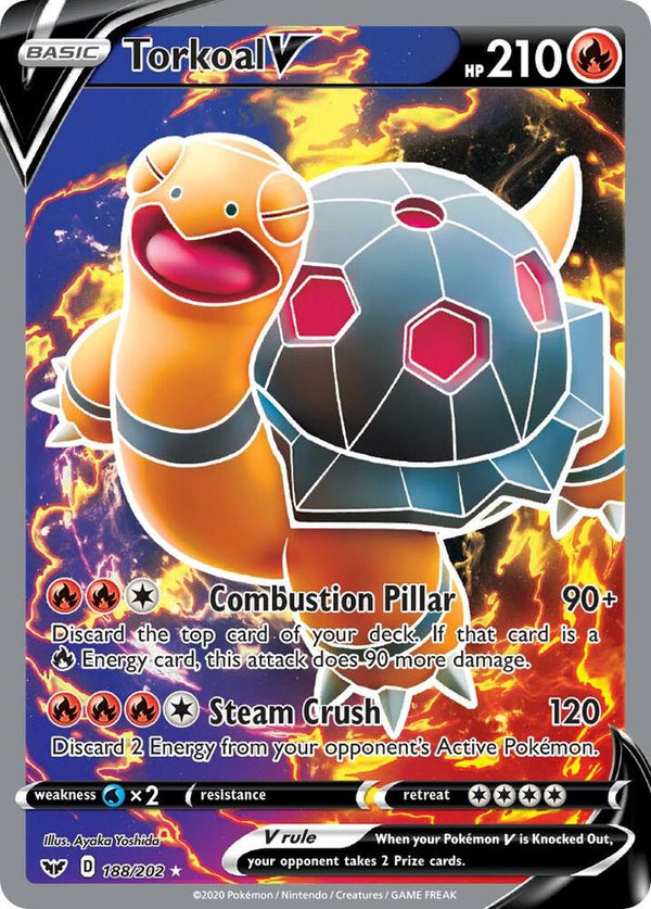 Torkoal V (Full Art) - Pokémon