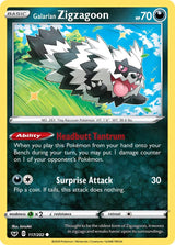 Galarian Zigzagoon - Pokémon