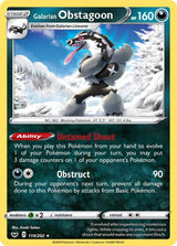 Galarian Obstagoon - Pokémon