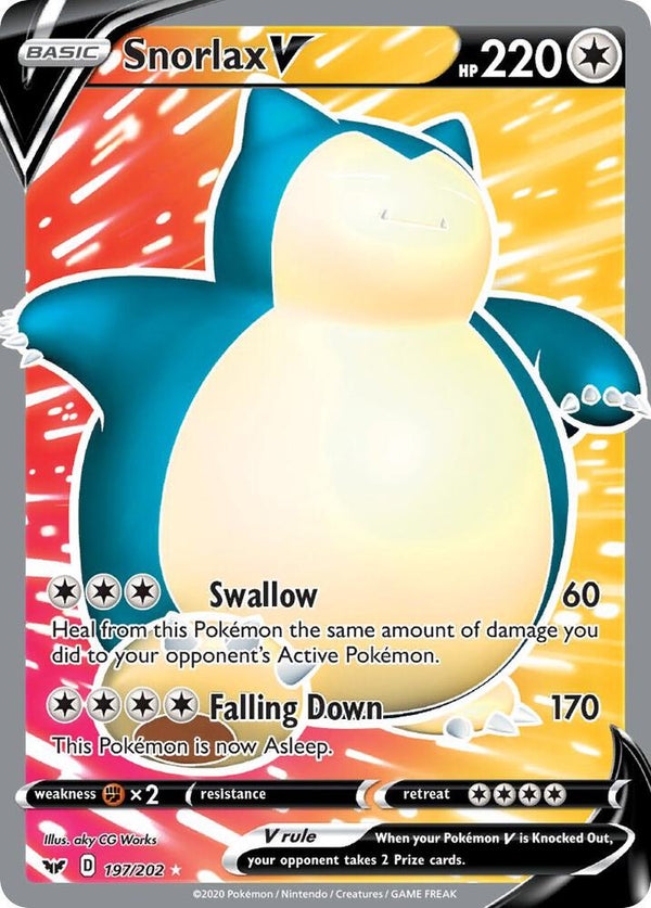 Snorlax V (Full Art) - Pokémon