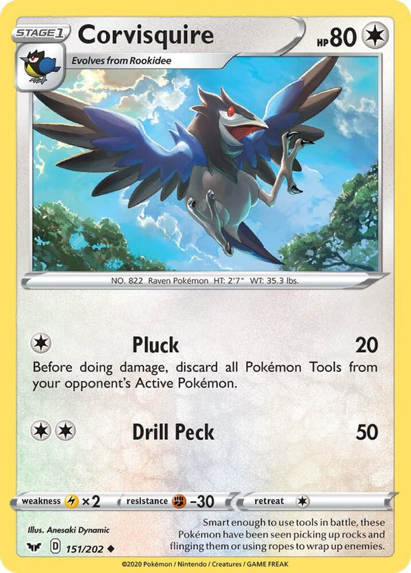 Corvisquire - Pokémon
